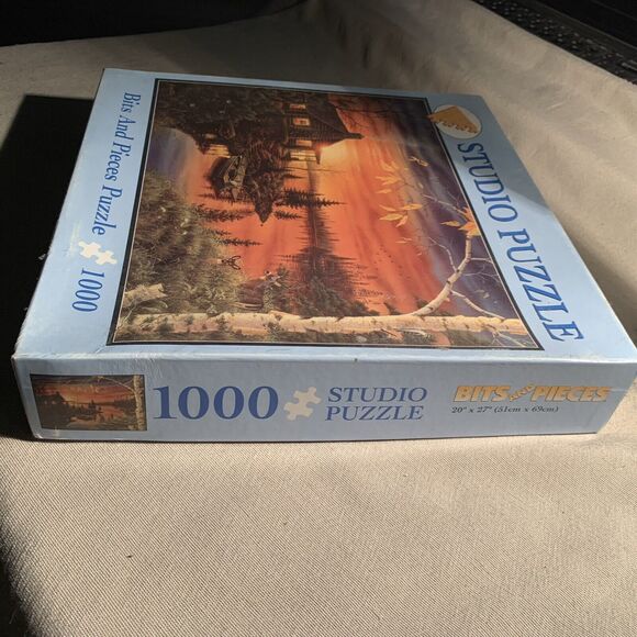 BITS AND PIECES As Night Falls Jim Hansel 1000Pc Studio Jigsaw Puzzle 20 x 27” - Picture 3 of 3